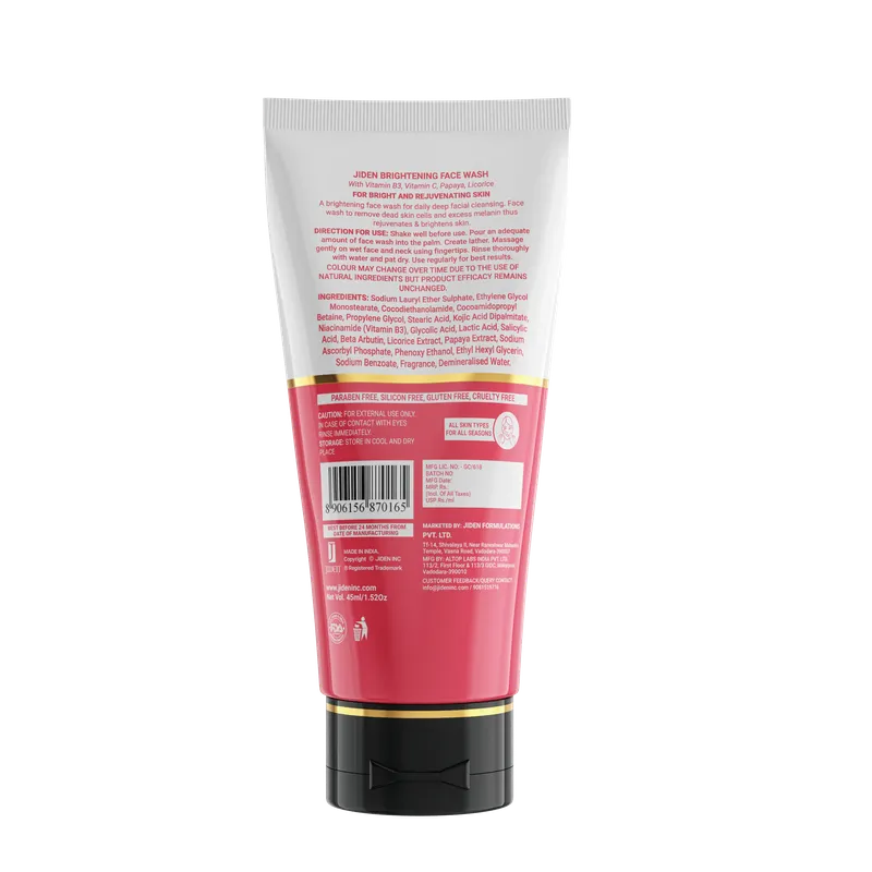 Jiden Brightening Facewash