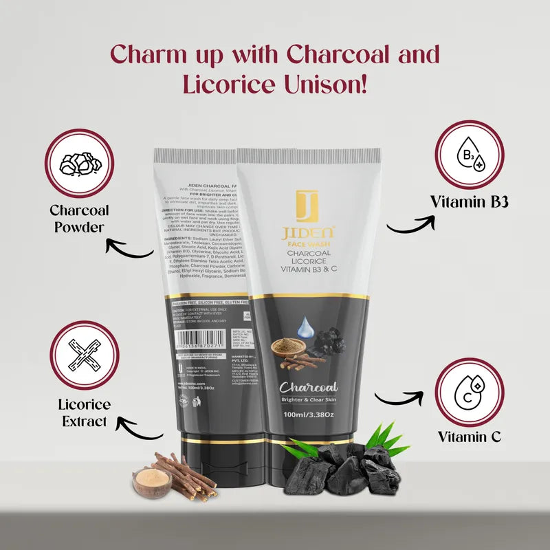 Jiden Charcoal Facewash