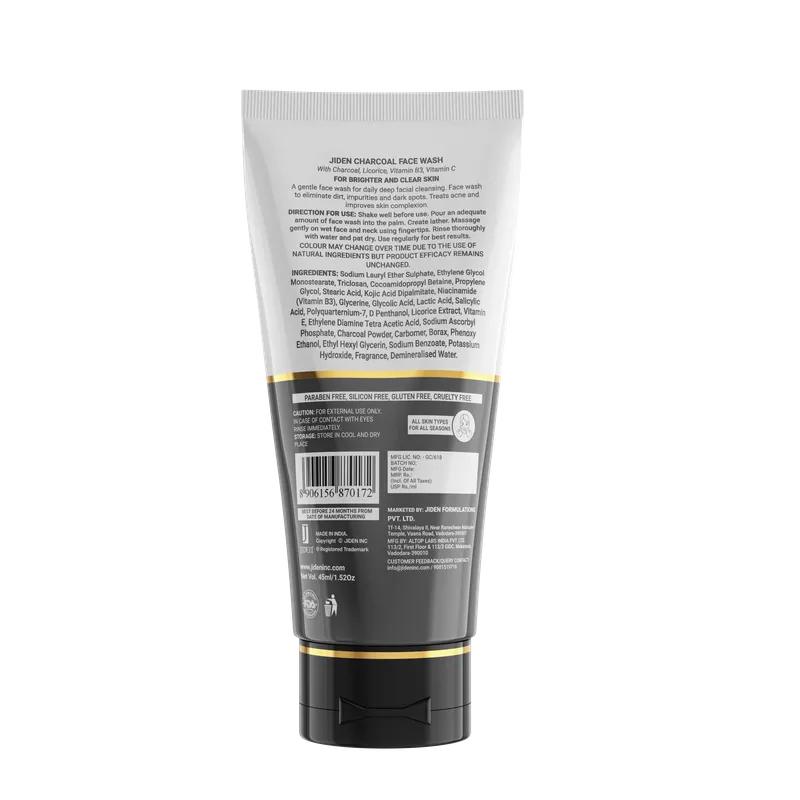 Jiden Charcoal Facewash