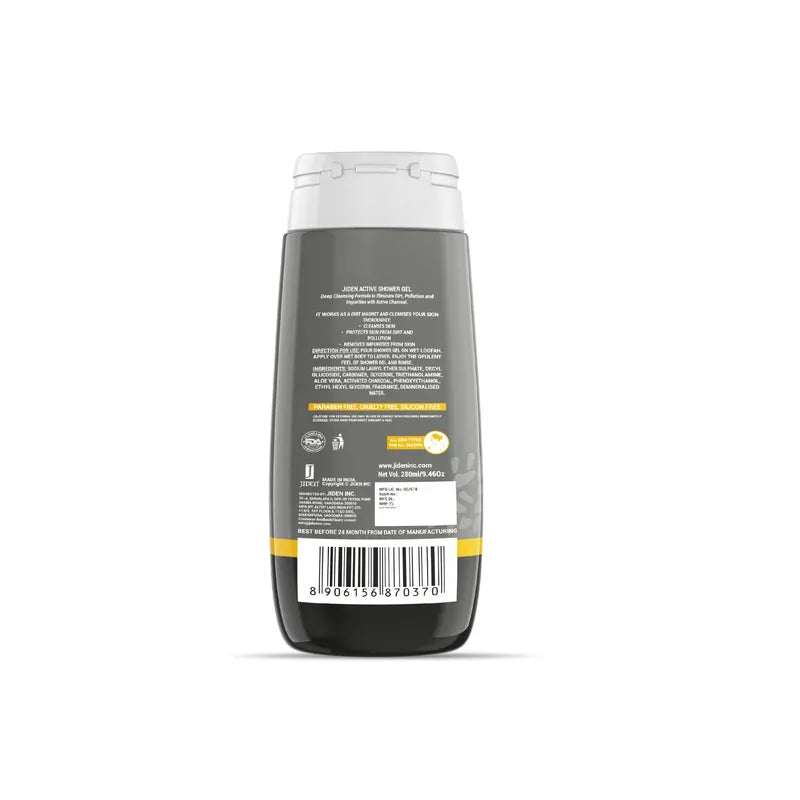Jiden Active Charcoal Shower Gel