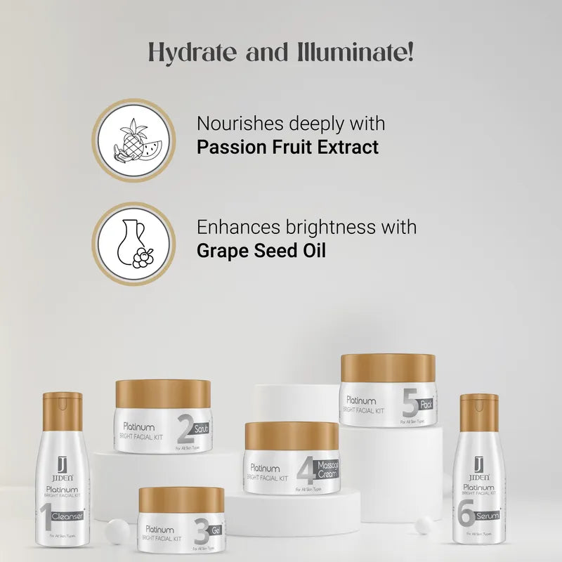Jiden Platinum Bright Facial Kit