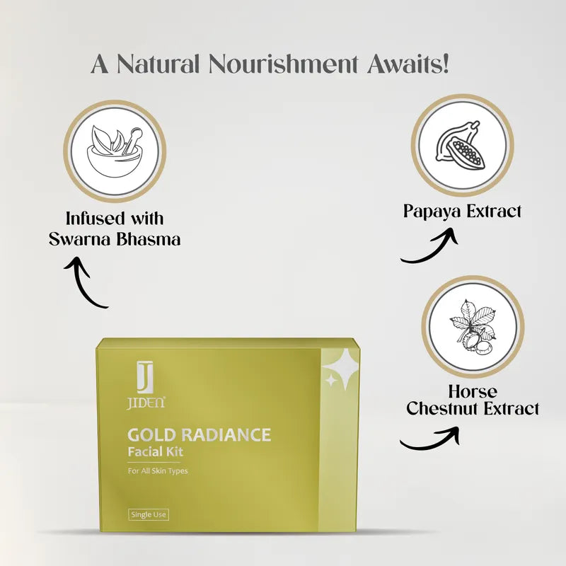 Jiden Gold Radiance Facial Kit