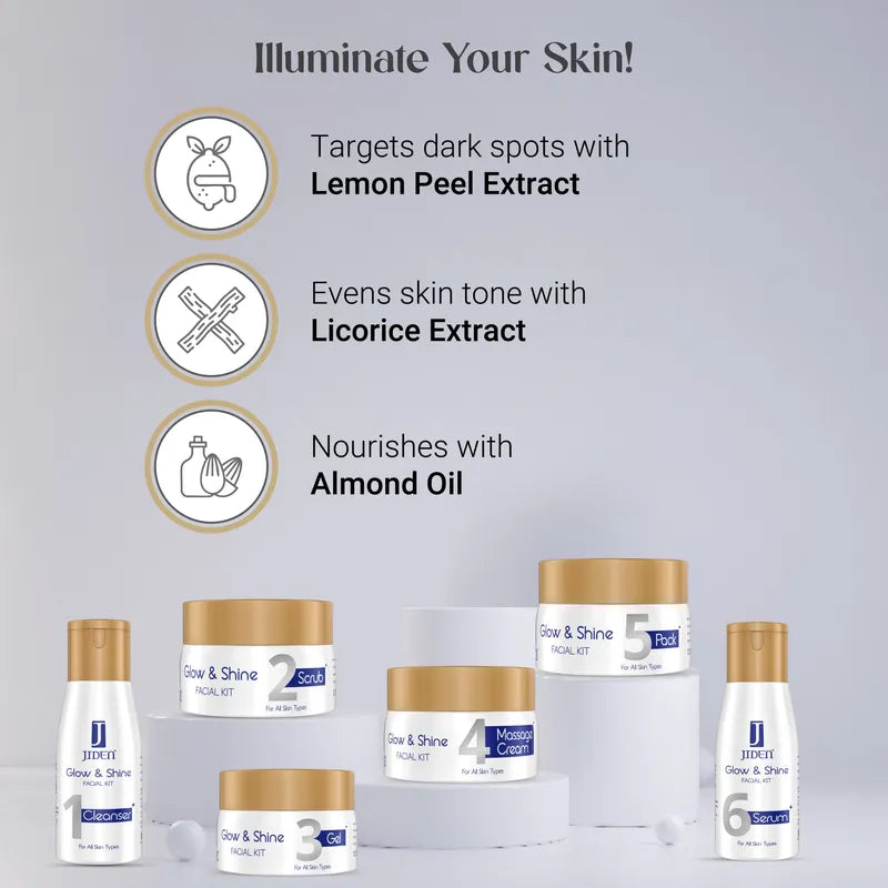 Jiden Glow & Shine Facial Kit
