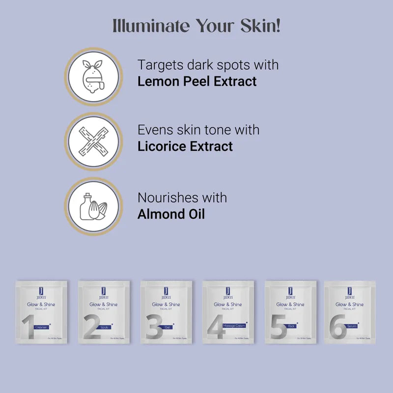 Jiden Glow & Shine Facial Kit