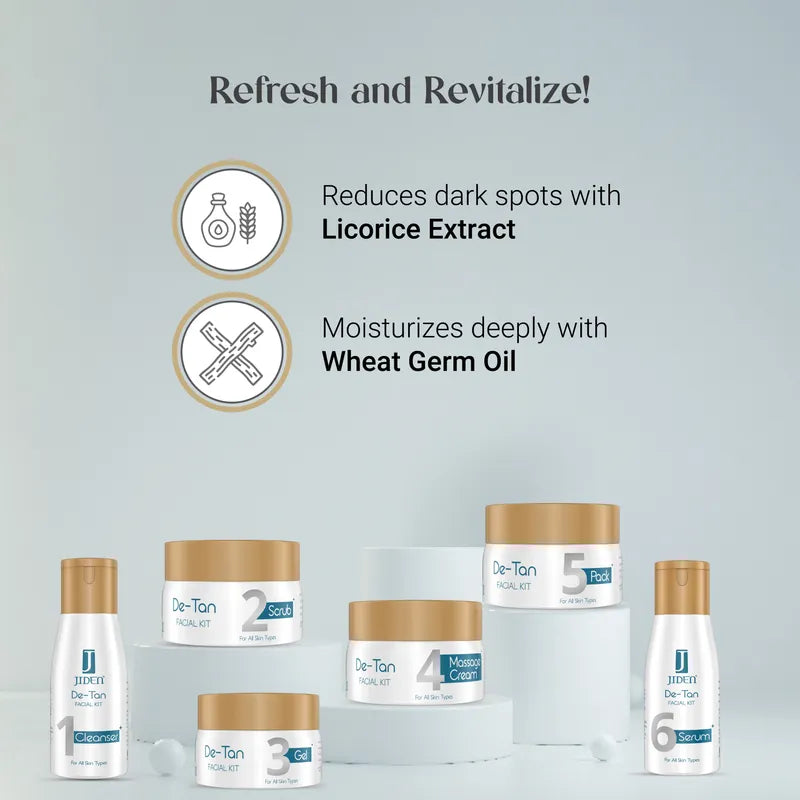 Jiden De-Tan Facial Kit