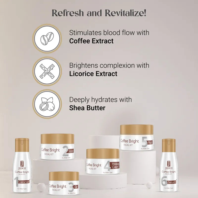 Jiden Coffee Bright Facial Kit