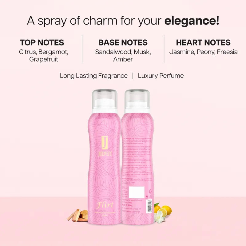 JIDEN FLIRT PERFUME BODY DEODORANT