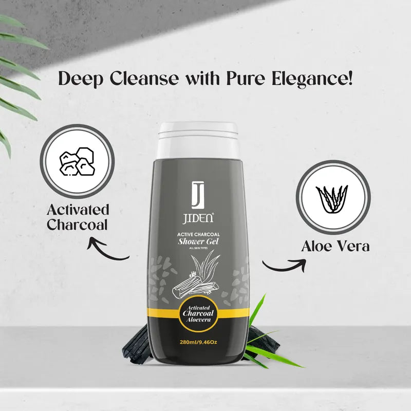 Jiden Active Charcoal Shower Gel