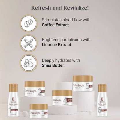 Jiden Coffee Bright Facial Kit