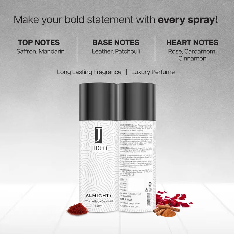 JIDEN ALMIGHTY PERFUME BODY DEODORANT