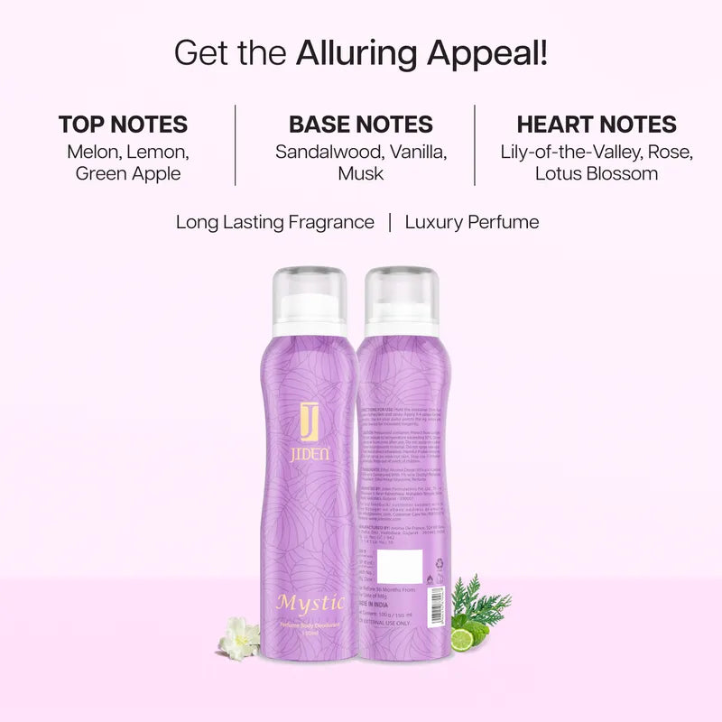 JIDEN MYSTIC PERFUME BODY DEODORANT