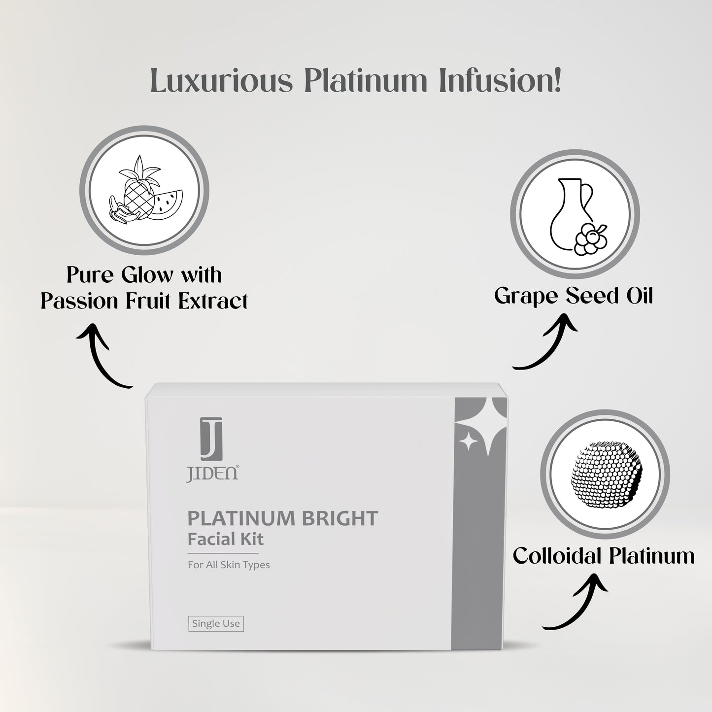 Jiden Platinum Bright Facial Kit