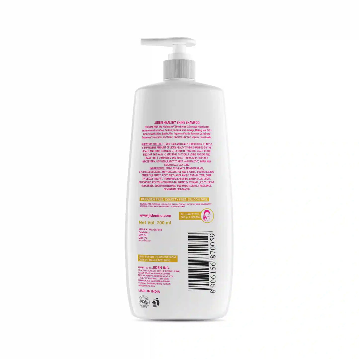 Jiden Healthy Shine Shampoo